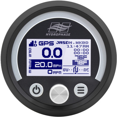 hydrophase ridesteady wakeboard boat speed control 4 inch display